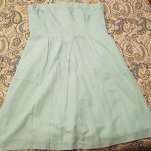 J. Crew Strapless dress with pockets!